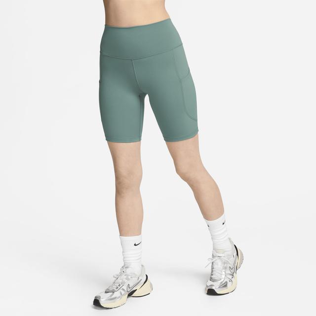 Nike Women's One High-Waisted 8" Biker Shorts with Pockets Product Image