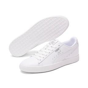 PUMA Clyde Core Foil Men's Sneakers in White/Silver Product Image