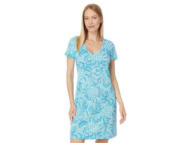 Lilly Pulitzer Etta Dress (Resort White Goombay Grooves) Women's Clothing Product Image