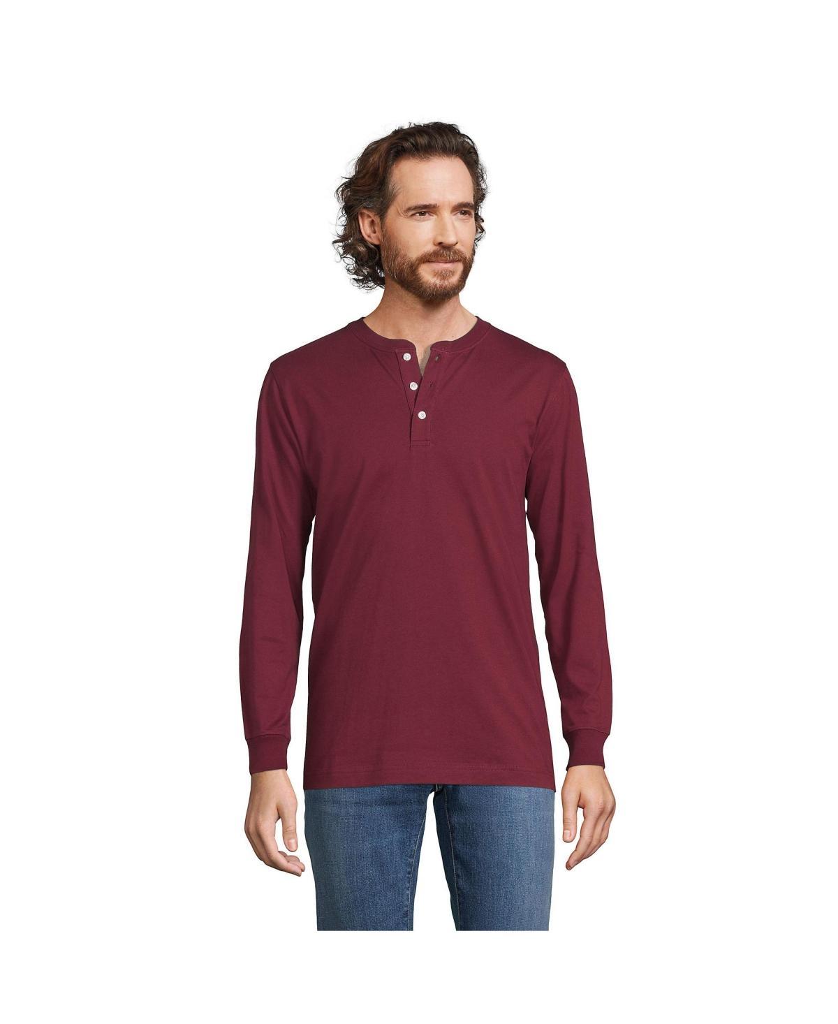 Mens Lands End Super-T Henley Product Image