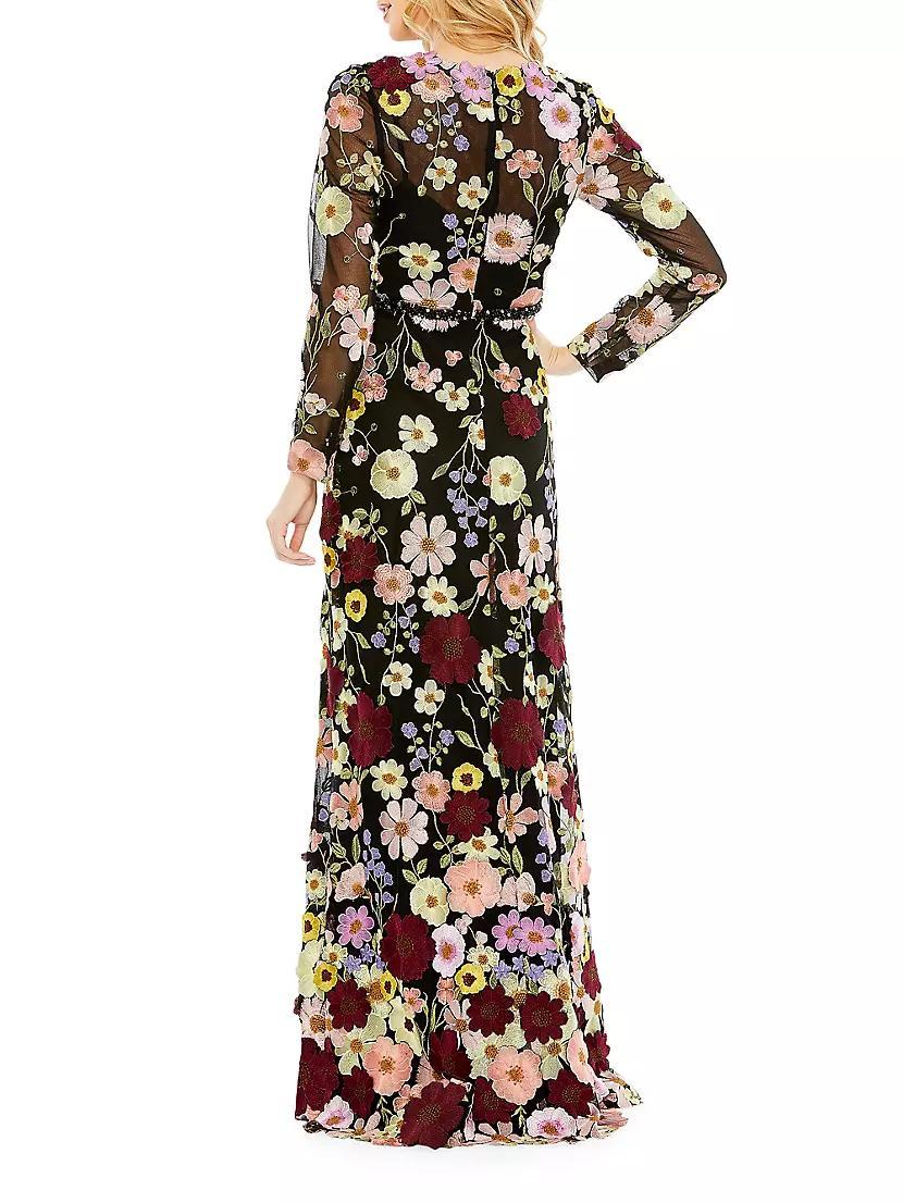 Floral Trumpet Gown Product Image