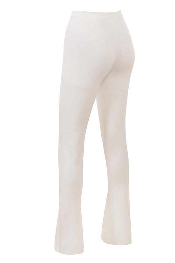 Wren Ivory Cashmere Slim Cigarette Pants Product Image