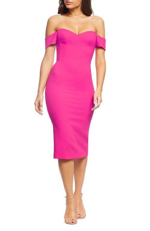 Dress the Population Bailey Off the Shoulder Body-Con Dress Product Image