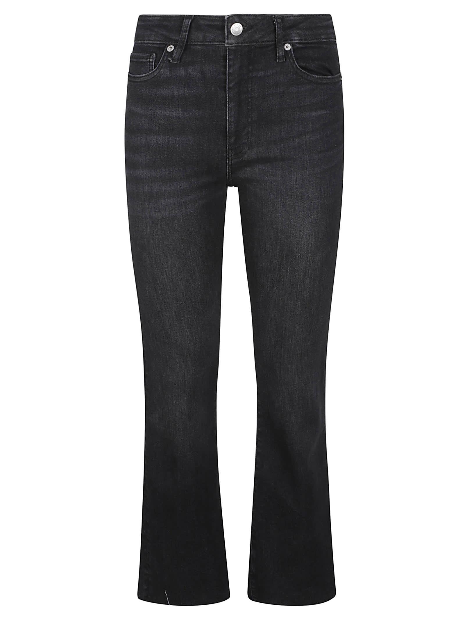 FRAME Le High Straight Long Jeans In Black Product Image