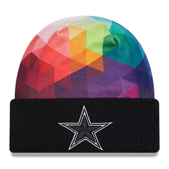 Mens New Era Dallas Cowboys 2023 NFL Crucial Catch Cuffed Knit Hat Product Image