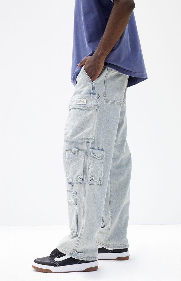 Men's Baggy Cargo Jeans - 33W x 34L Product Image