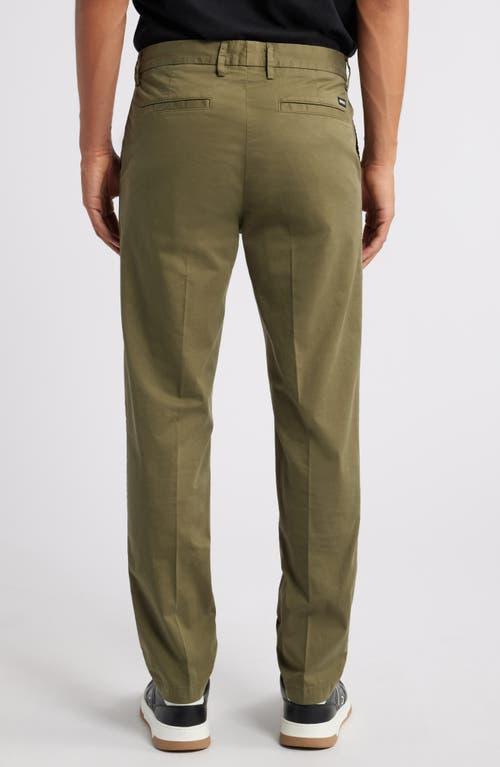 Kaiton Cotton Chinos In Green Product Image