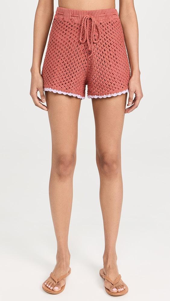 MINKPINK Carver Crochet Shorts | Shopbop Product Image