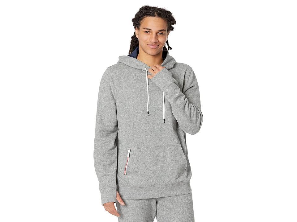 Fourlaps Rush Pullover Hoodie (Grey Heather) Men's Clothing Product Image