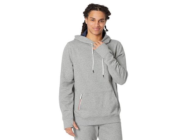 Fourlaps Rush Pullover Hoodie (Grey Heather) Men's Clothing Product Image