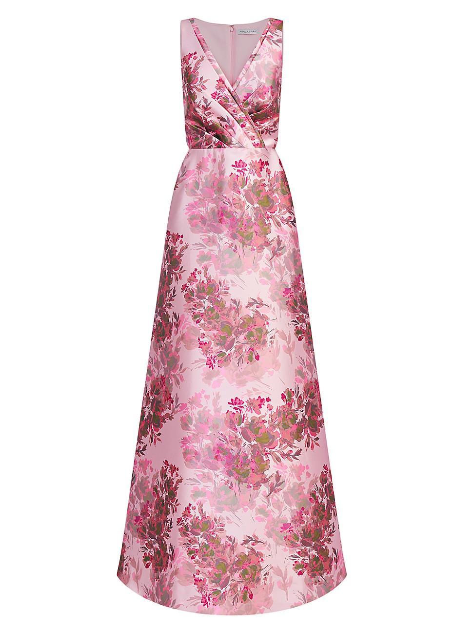 Womens Opal Rose Mikado Gown Product Image