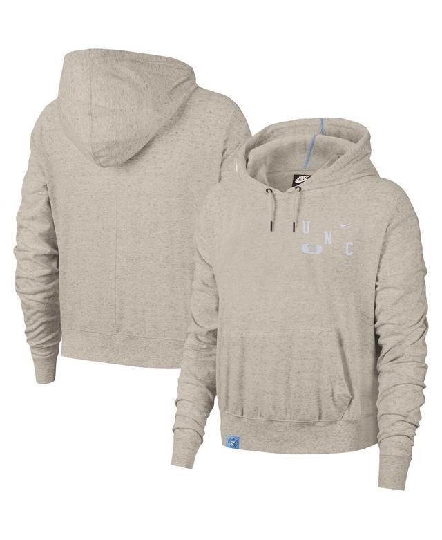 Womens Nike Cream North Carolina Tar Heels Vintage-Inspired Pullover Hoodie Product Image