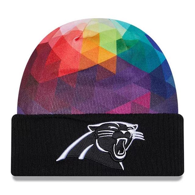 Mens New Era Carolina Panthers 2023 NFL Crucial Catch Cuffed Knit Hat Product Image