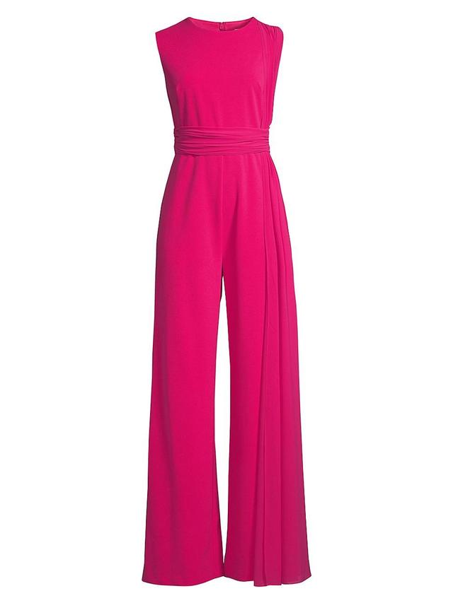 Womens Asymmetric Draped Jumpsuit Product Image