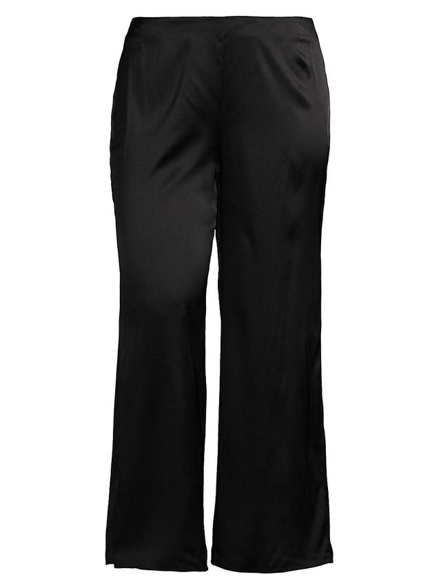 Womens Sofia Stretch-Silk Palazzo Pants Product Image