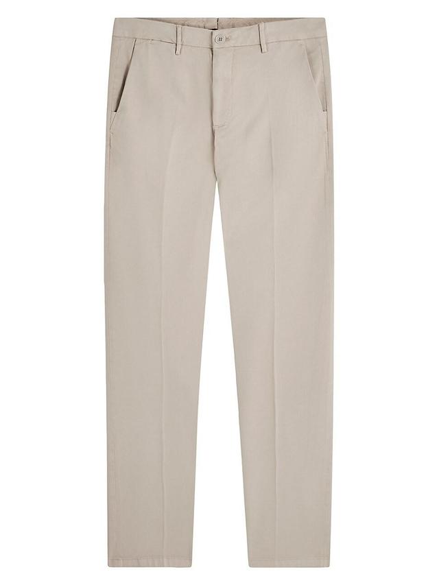 Mens Stretch Cotton-Blend Straight-Leg Chino Pants Product Image