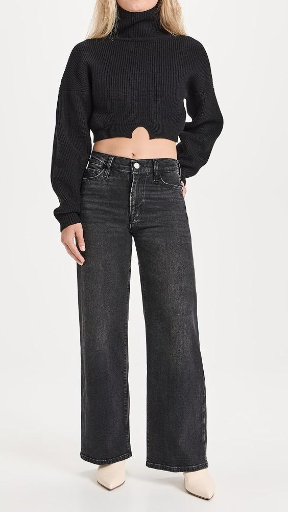 FRAME Petite Le Pixie Slim Palazzo Jeans | Shopbop Product Image