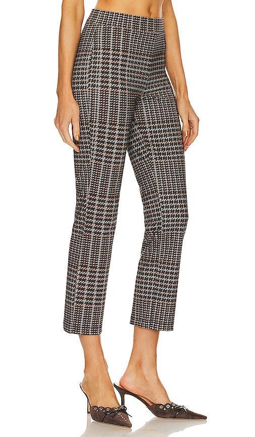 Sanctuary Carnaby Kick Crop (Pink Glen Plaid) Women's Clothing Product Image