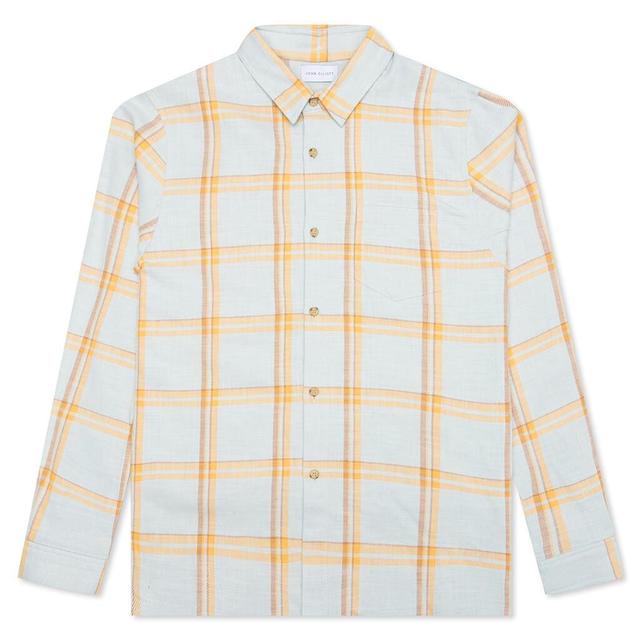 Sly Straight Hem Shirt - Blue/Yellow Male Product Image