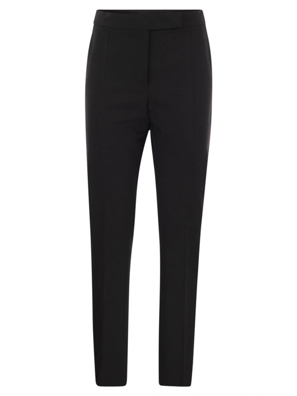 MAX MARA Rino - Wool And Mohair Trousers In Black product image