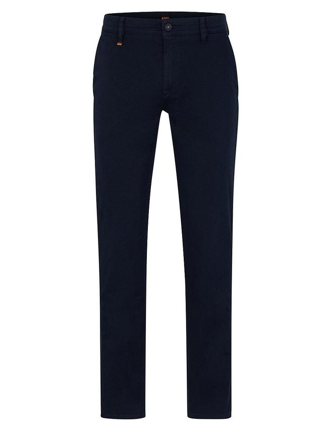 Mens Casual Slim Fit Trousers Product Image