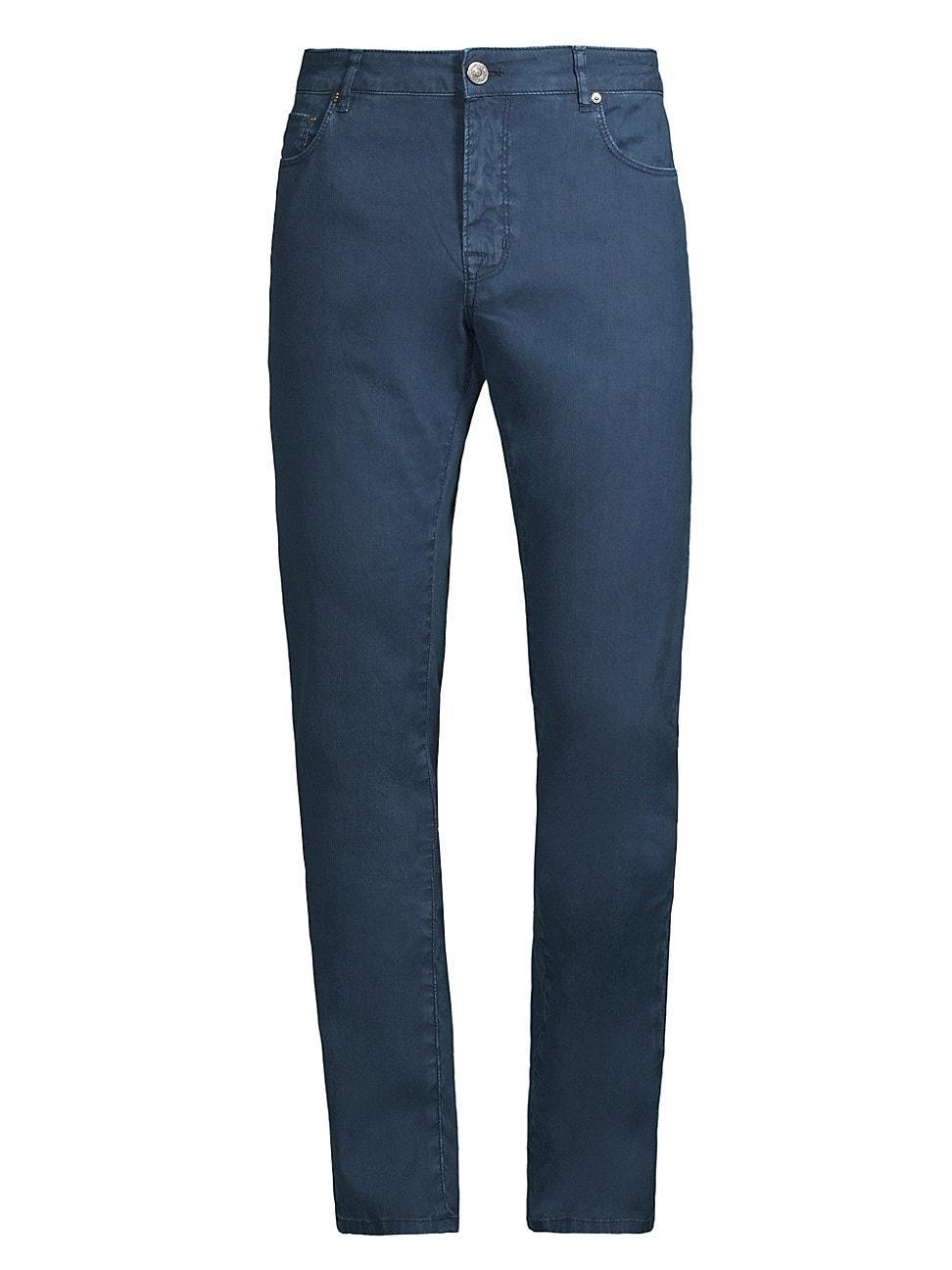 Mens Delave Linen Straight-Leg Jeans Product Image