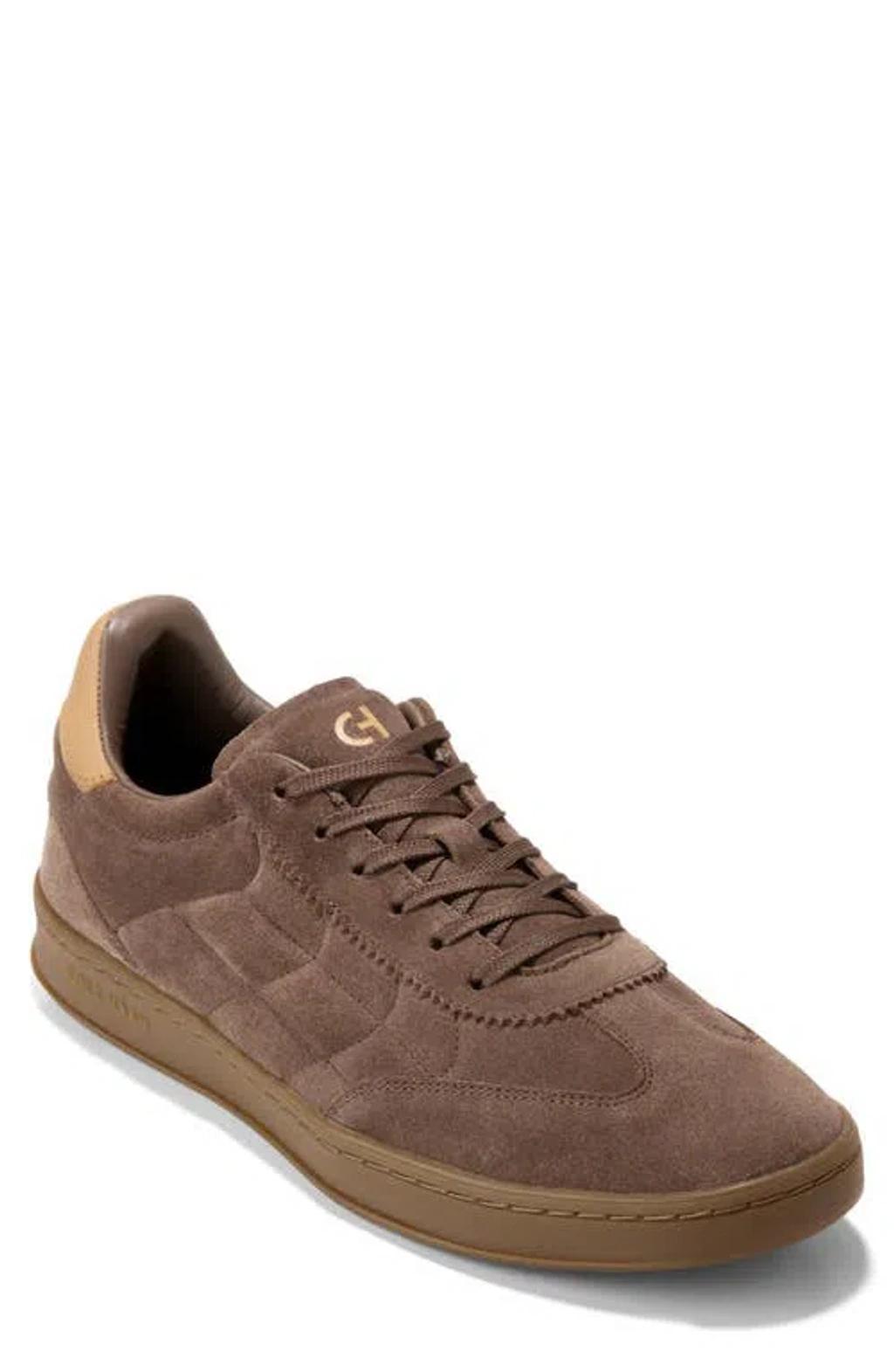 COLE HAAN Grandpro Breakaway Leather Sneaker In Brown Product Image