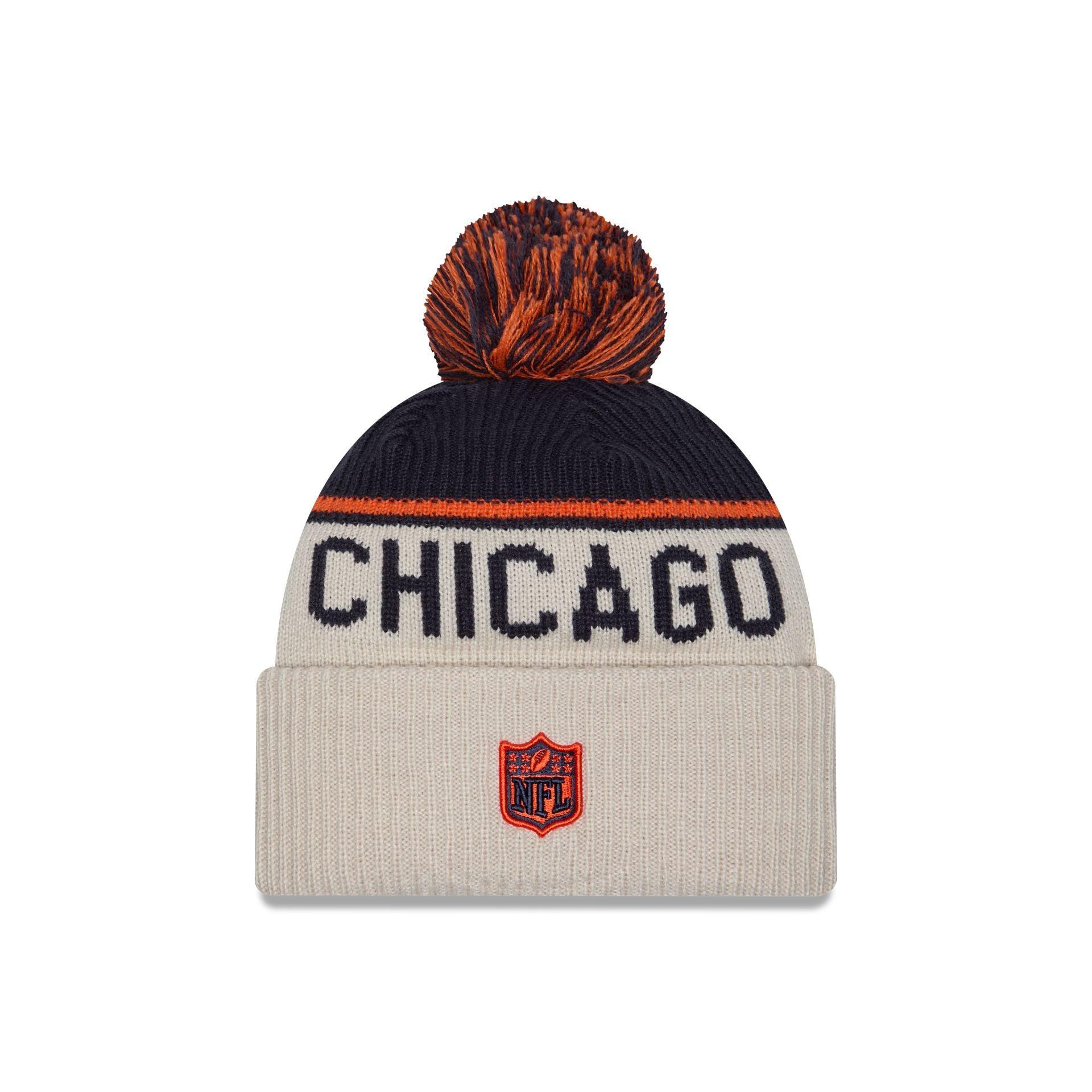 Chicago Bears 2024 Cold Weather Historic Pom Knit Hat Male Product Image