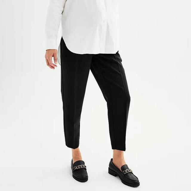 Maternity Sonoma Goods For Life Over the Belly Tapered Pants, Womens Product Image