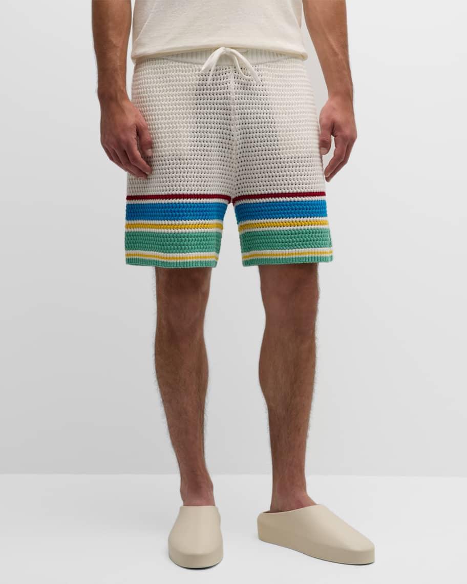 Mens Crochet Tennis Shorts Product Image