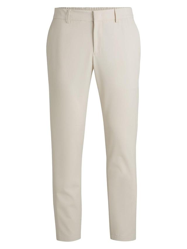 Mens Slim-Fit Trousers in Performance-Stretch Fabric Product Image