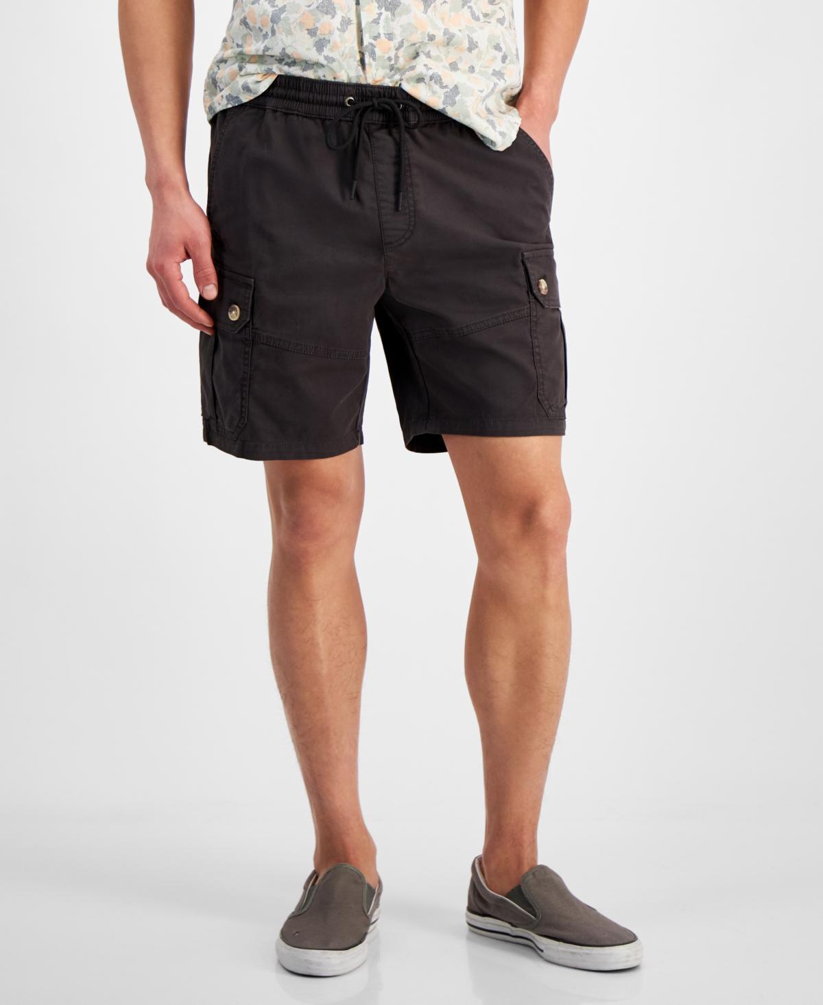 Sun + Stone Mens Relaxed Fit 8 Cargo Shorts, Created for Macys Product Image