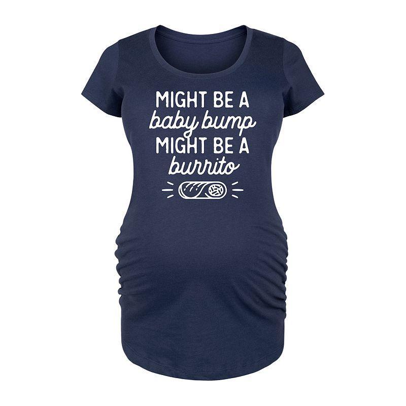 Maternity Might Be A Baby Bump Burrito Graphic Tee, Womens Product Image