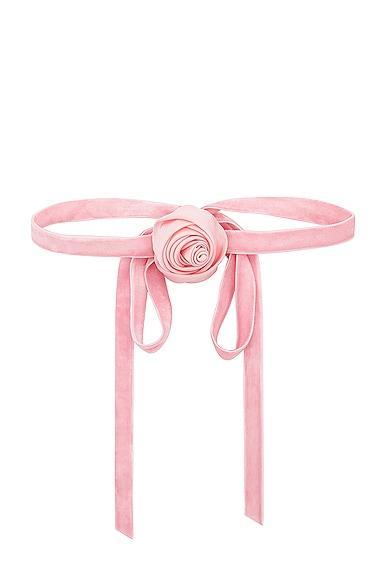 Lele Sadoughi Silk Rosette Ribbon Choker Product Image