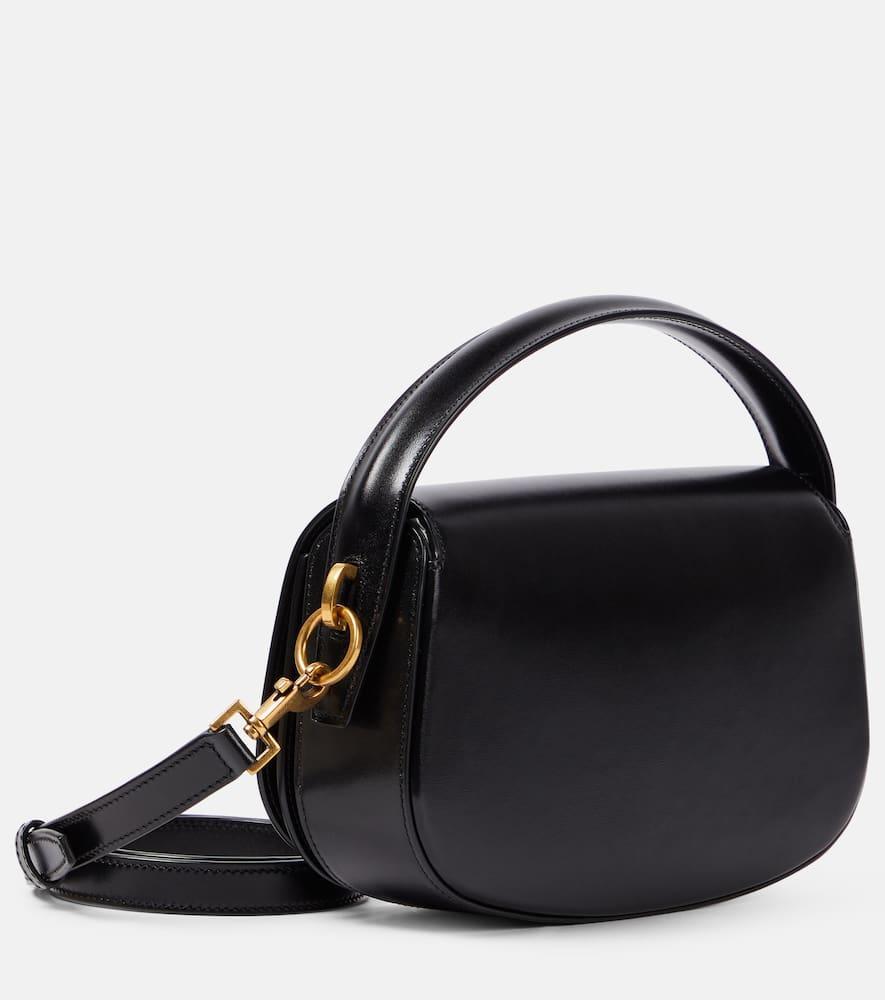 SAINT LAURENT Voltaire Leather Shoulder Bag In Black Product Image