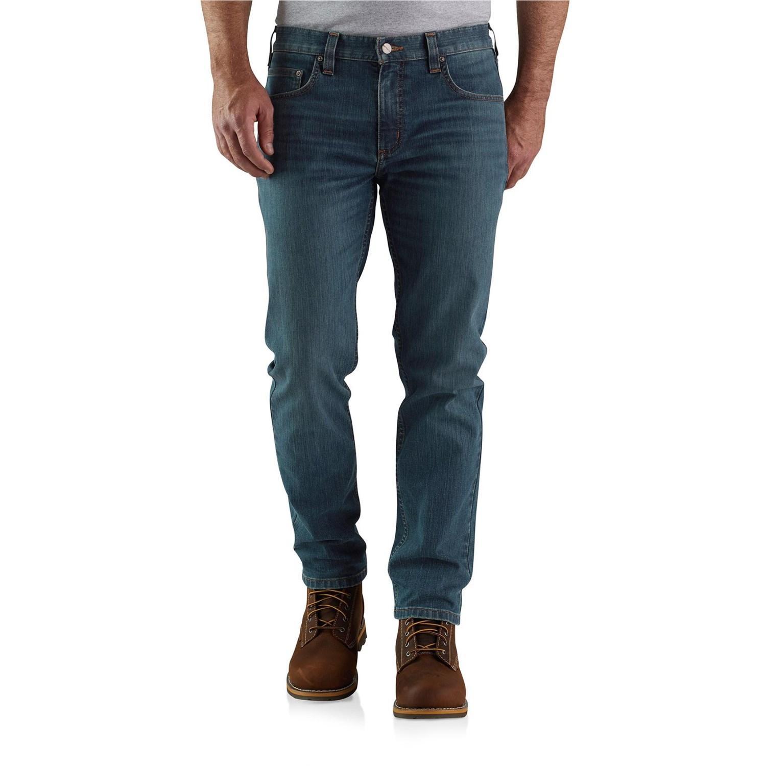 Carhartt 104960 Rugged Flex® Relaxed Fit 5-Pocket Tapered Jeans - Low Rise, Factory Seconds Product Image