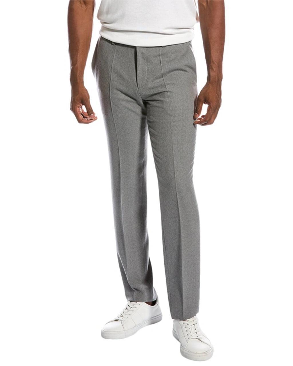 HUGO BOSS Boss  Genesis Wool Trouser In Grey Product Image