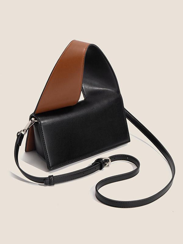 Asymmetric Geometric Split-Joint Bags Crossbody Bags Handbags Product Image