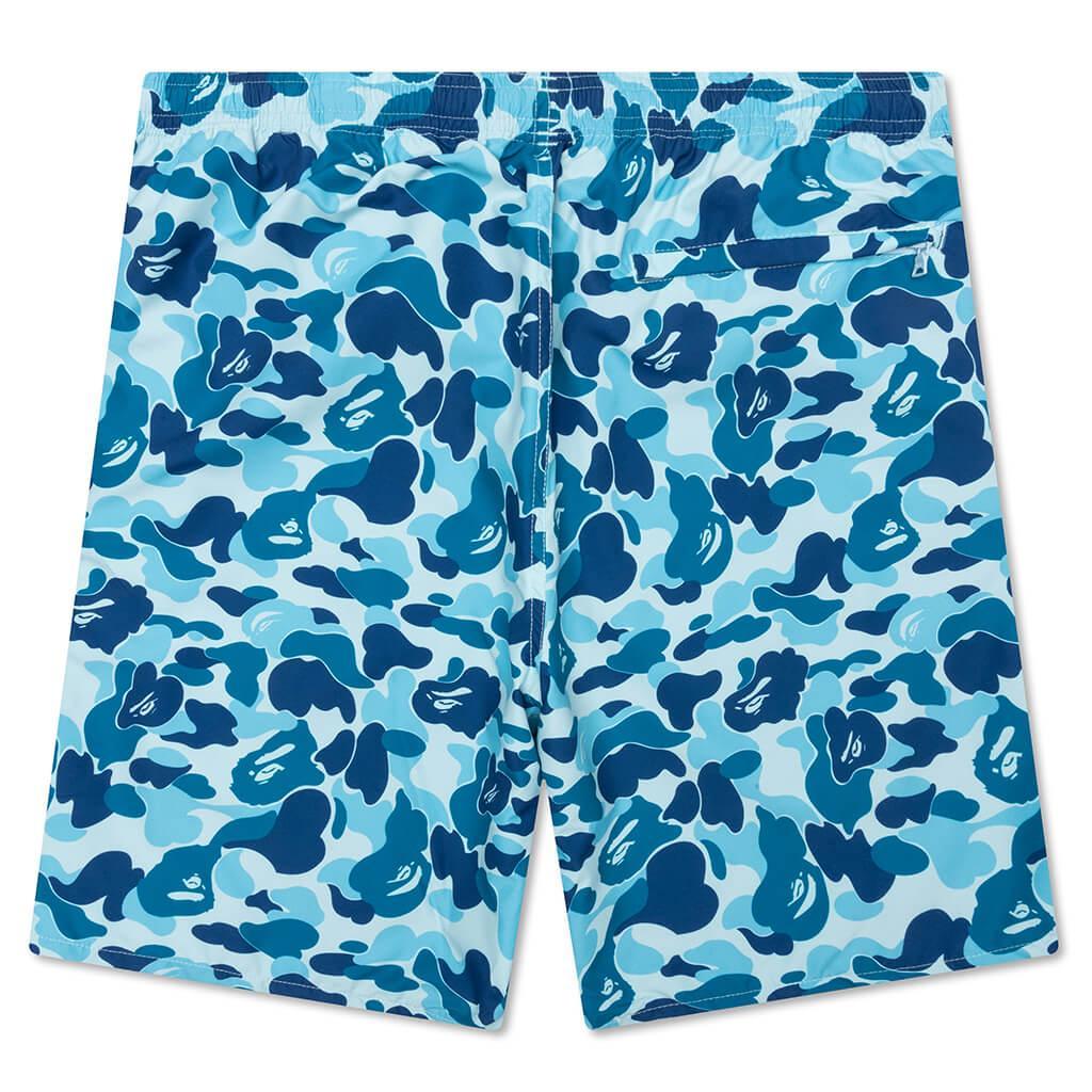 Abc Camo Beach Shorts - Blue Male Product Image