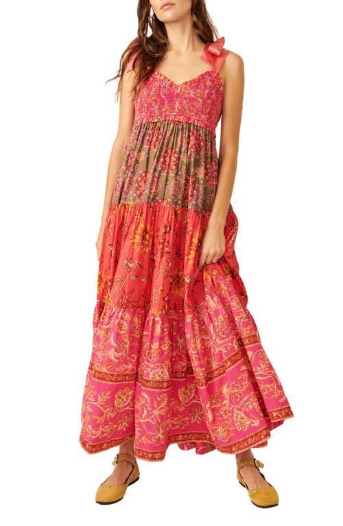 Free People Bluebell Mixed Print Cotton Maxi Dress Product Image