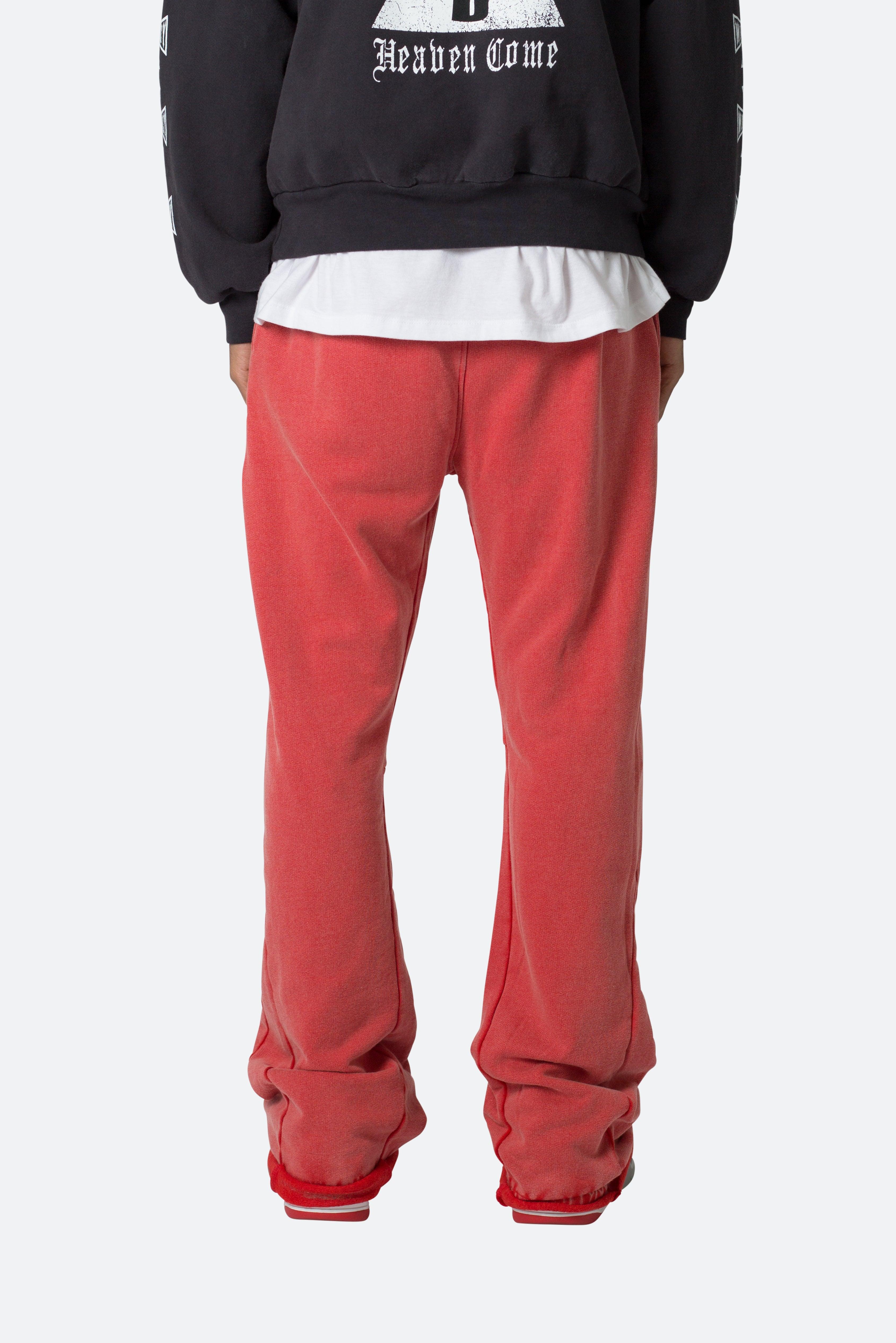 Bootcut Sweatpants - Red Product Image