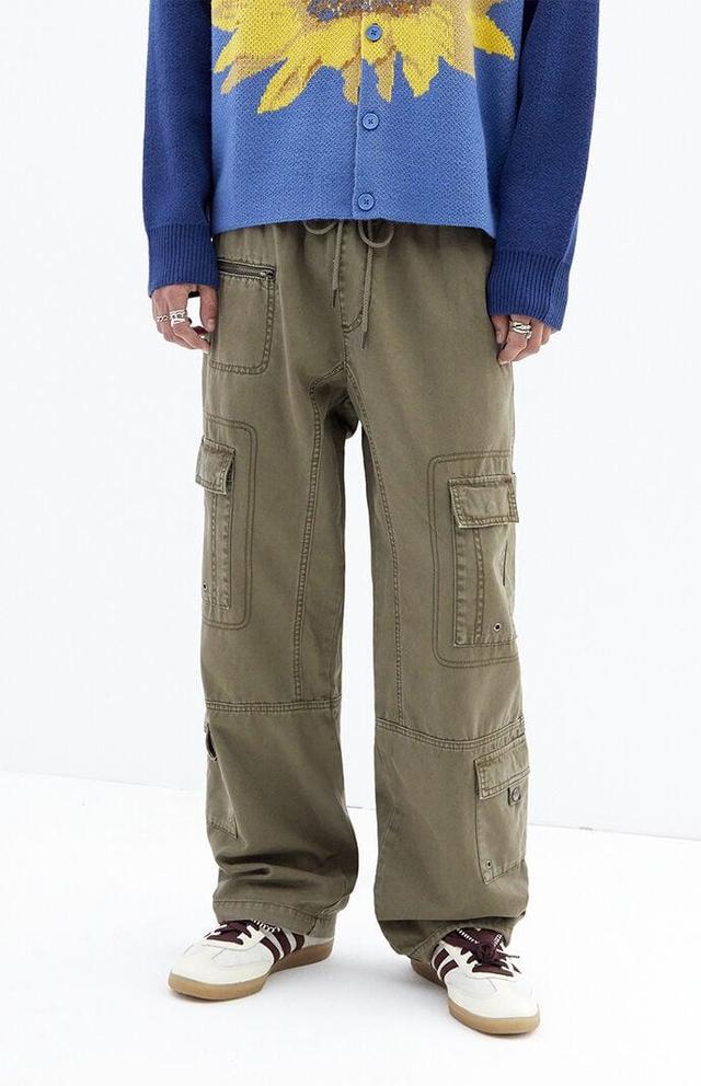 Men's Baggy Canvas Cargo Pants Product Image