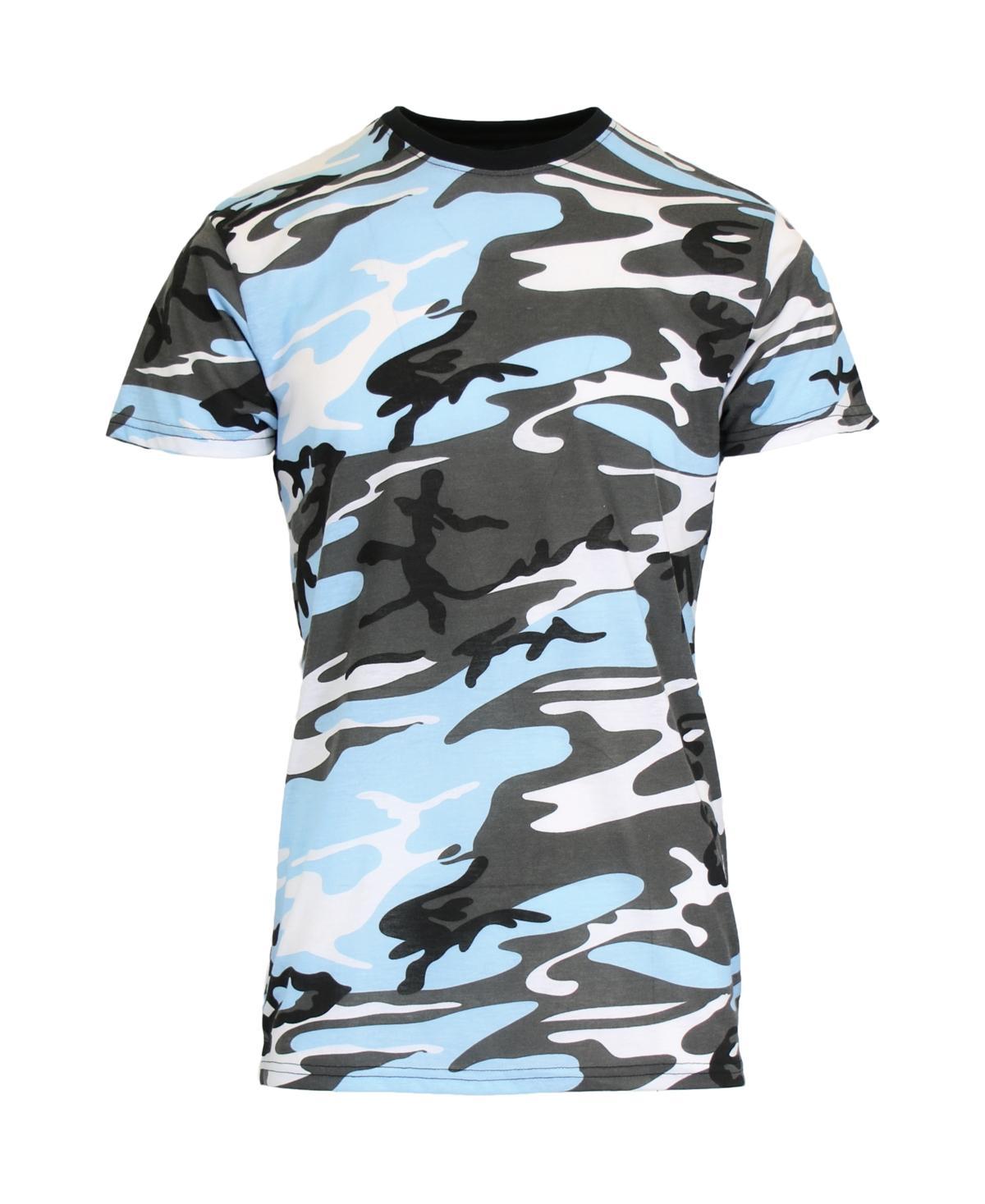 Galaxy By Harvic Mens Camo Printed Short Sleeve Crew Neck T-shirt Product Image