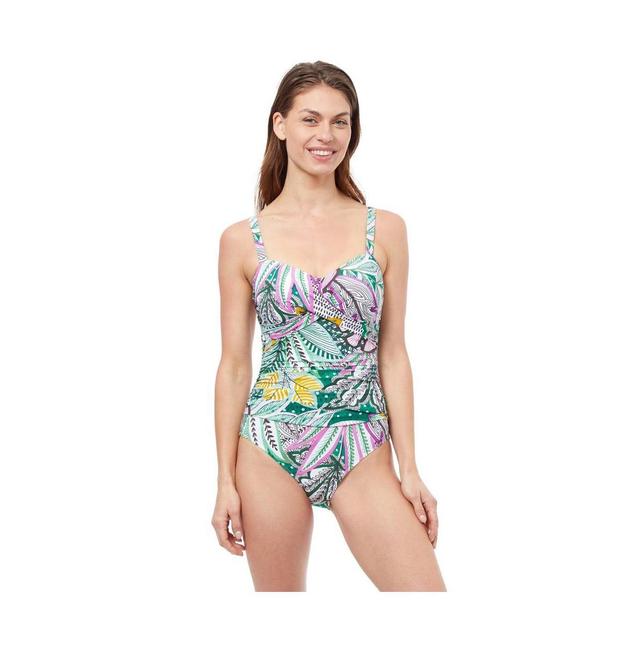 Women's Tropic Boom D Cup wide strap one piece swimsuit Product Image