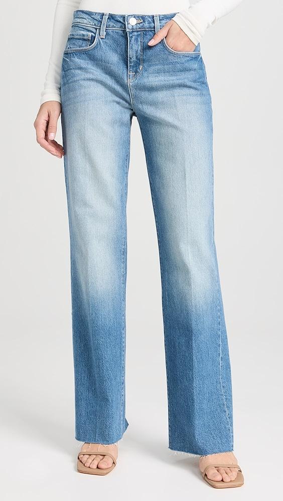 L'AGENCE Tiana Wide Leg Jeans | Shopbop Product Image