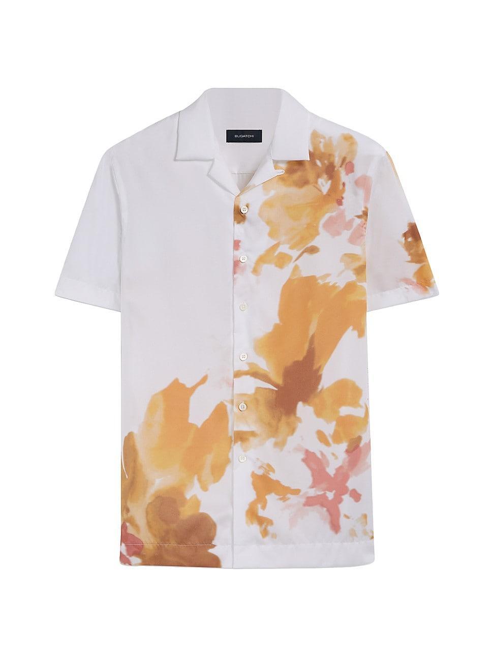 Mens Printed Camp Shirt Product Image