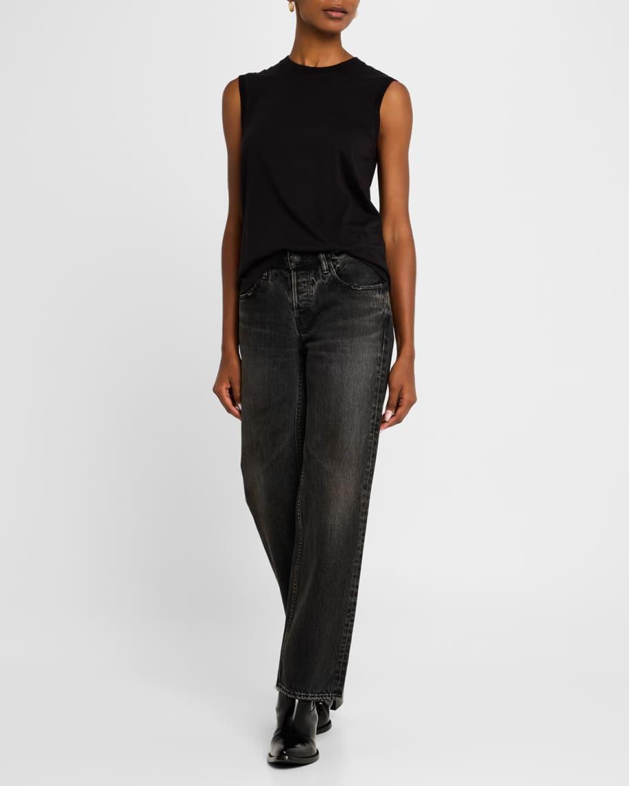 Iona Straight Low-Rise Jeans Product Image