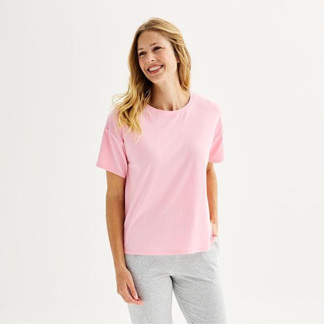 Womens Sonoma Goods For Life Cotton Modal Sleep Tee Product Image