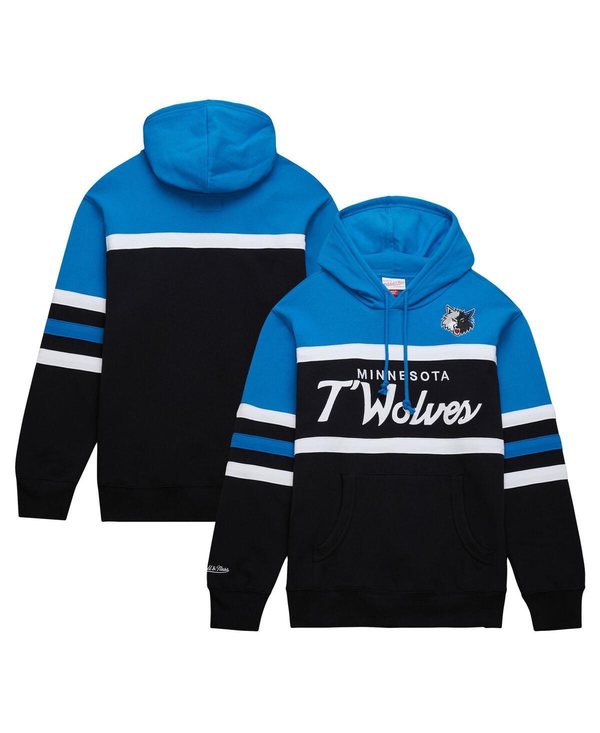 Mens Mitchell & Ness Black Minnesota Timberwolves Head Coach Pullover Hoodie - Black Product Image