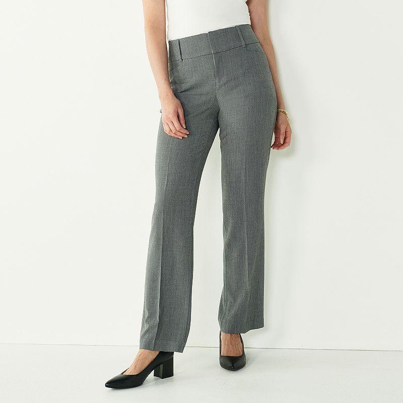 Womens Nine West Magic Waist Bootcut Pants Product Image